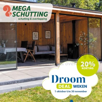 Droom deal weken - 20% korting